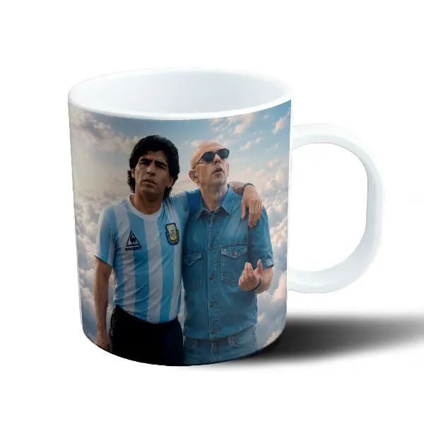 Taza de Plástico Indio Solari Homenaje a Maradona