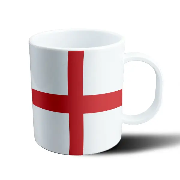 Taza de Plástico Bandera de Inglaterra San Jorge