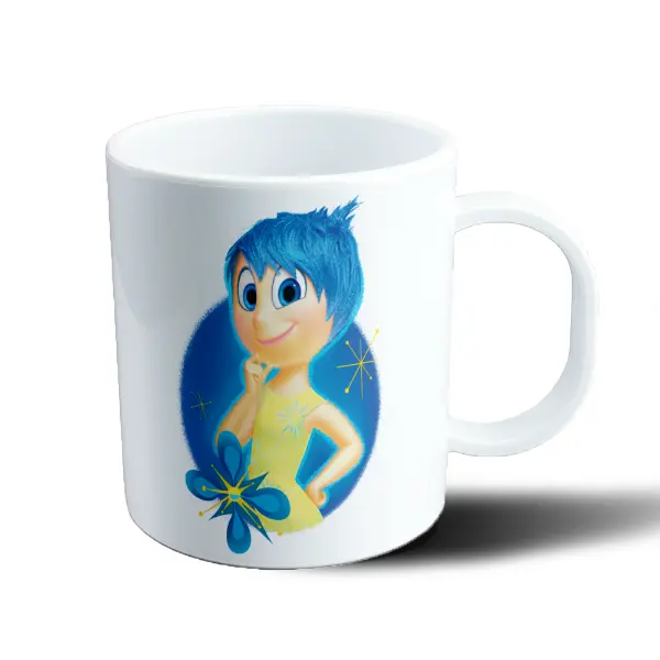 Taza de Plástico Intensamente Alegría con Vestido Amarillo