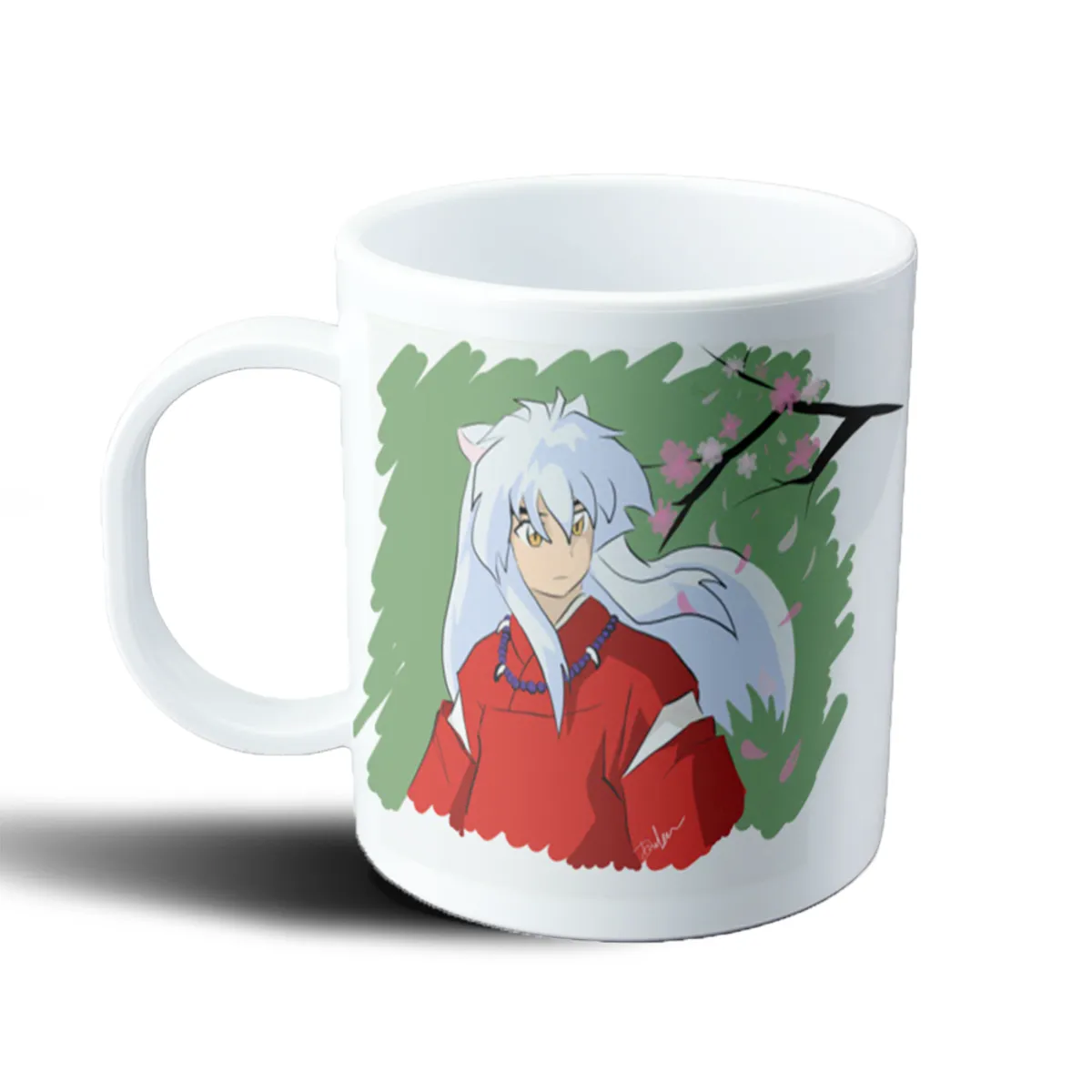 Taza de Plástico Inuyasha Sesshomaru con Sakura - vista 2