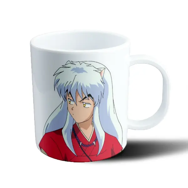 Taza de Plástico Inuyasha Anime Personaje Retrato