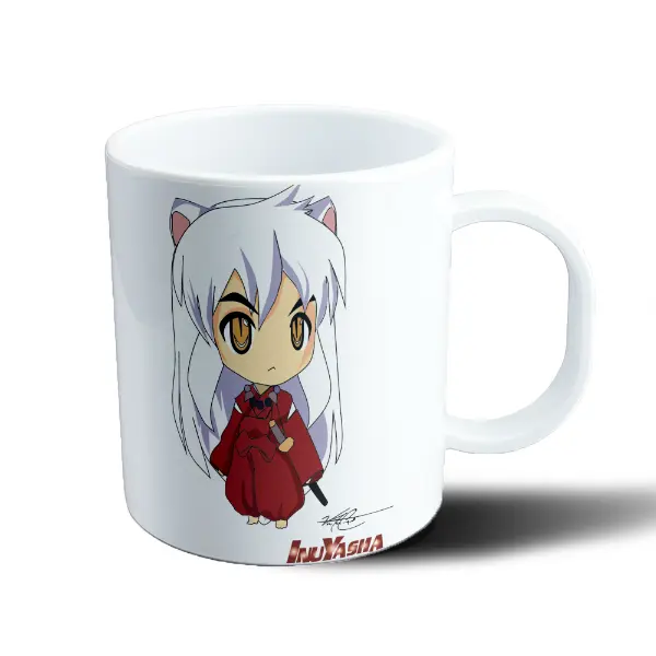 Taza de Plástico Inuyasha Chibi con Espada