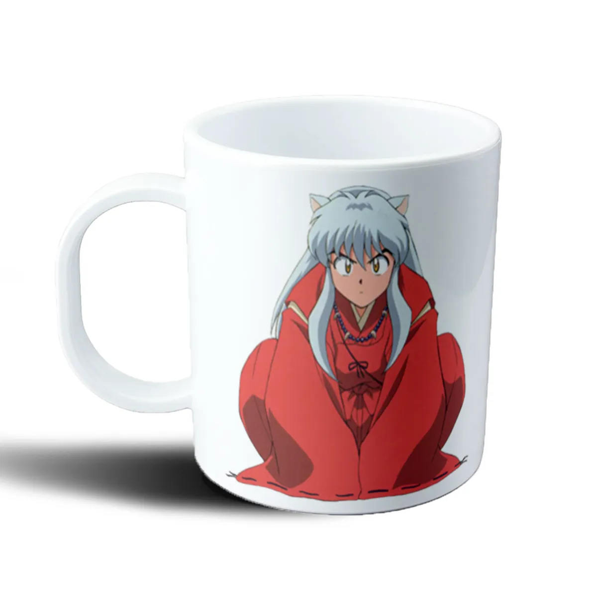 Taza de Plástico Inuyasha Sentado Kimono Rojo - vista 2