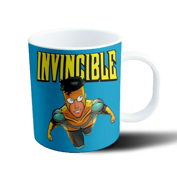 Taza de Plástico Invincible Mark Grayson Volando