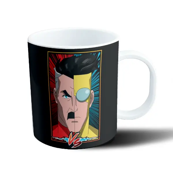 Taza de Plástico Invincible Mark Grayson vs Omni-Man