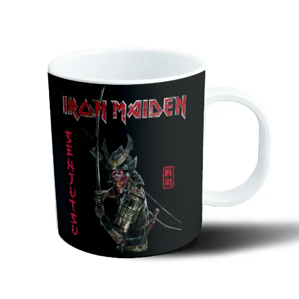 Taza de Plástico Iron Maiden Senjutsu Samurai Eddie