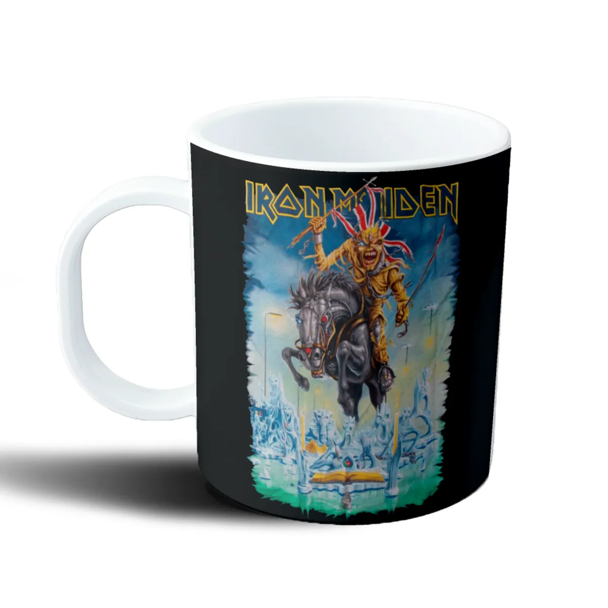 Taza de Plástico Iron Maiden Eddie Caballo Fantasma - vista 2