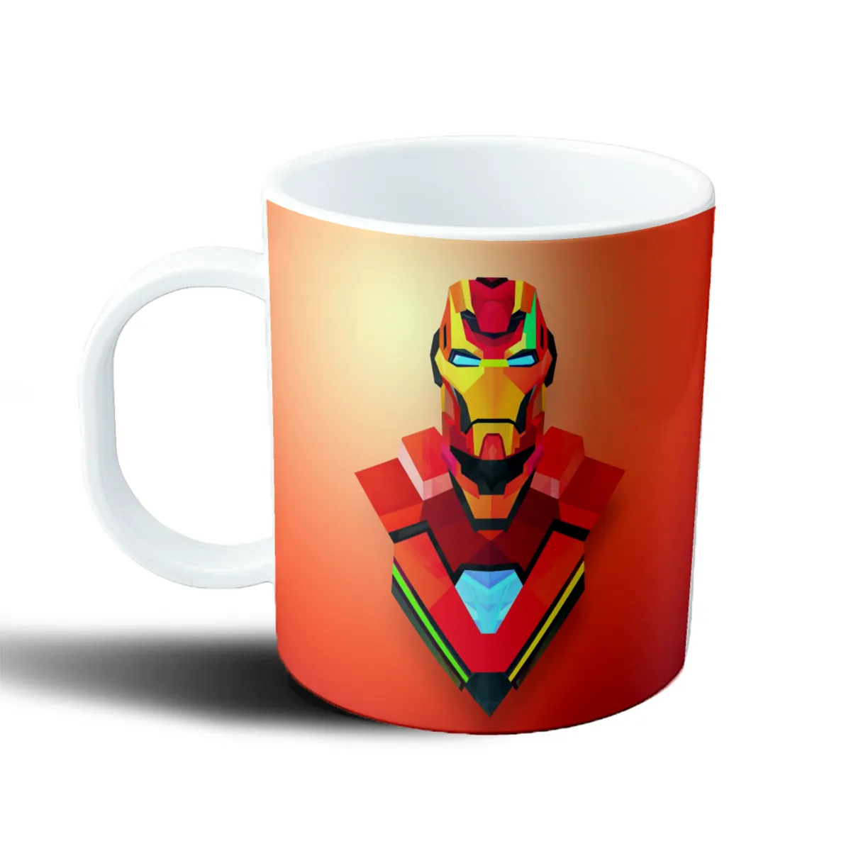 Taza de Plástico Iron Man Armadura Poligonal - vista 2