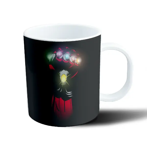Taza de Plástico Iron Man Guantelete del Infinito