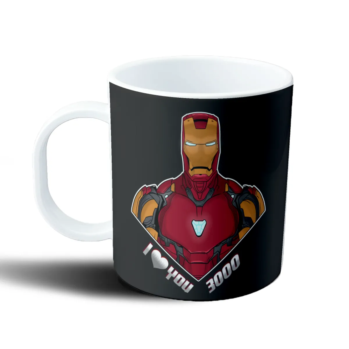 Taza de Plástico Iron Man I Love You 3000 - vista 2