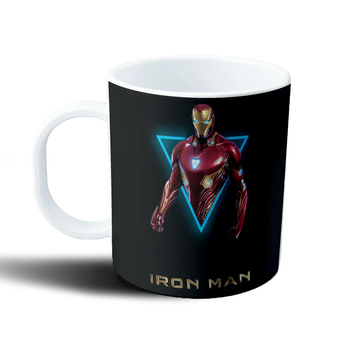Taza de Plástico Iron Man Armadura Mark 50 Neón - vista 2