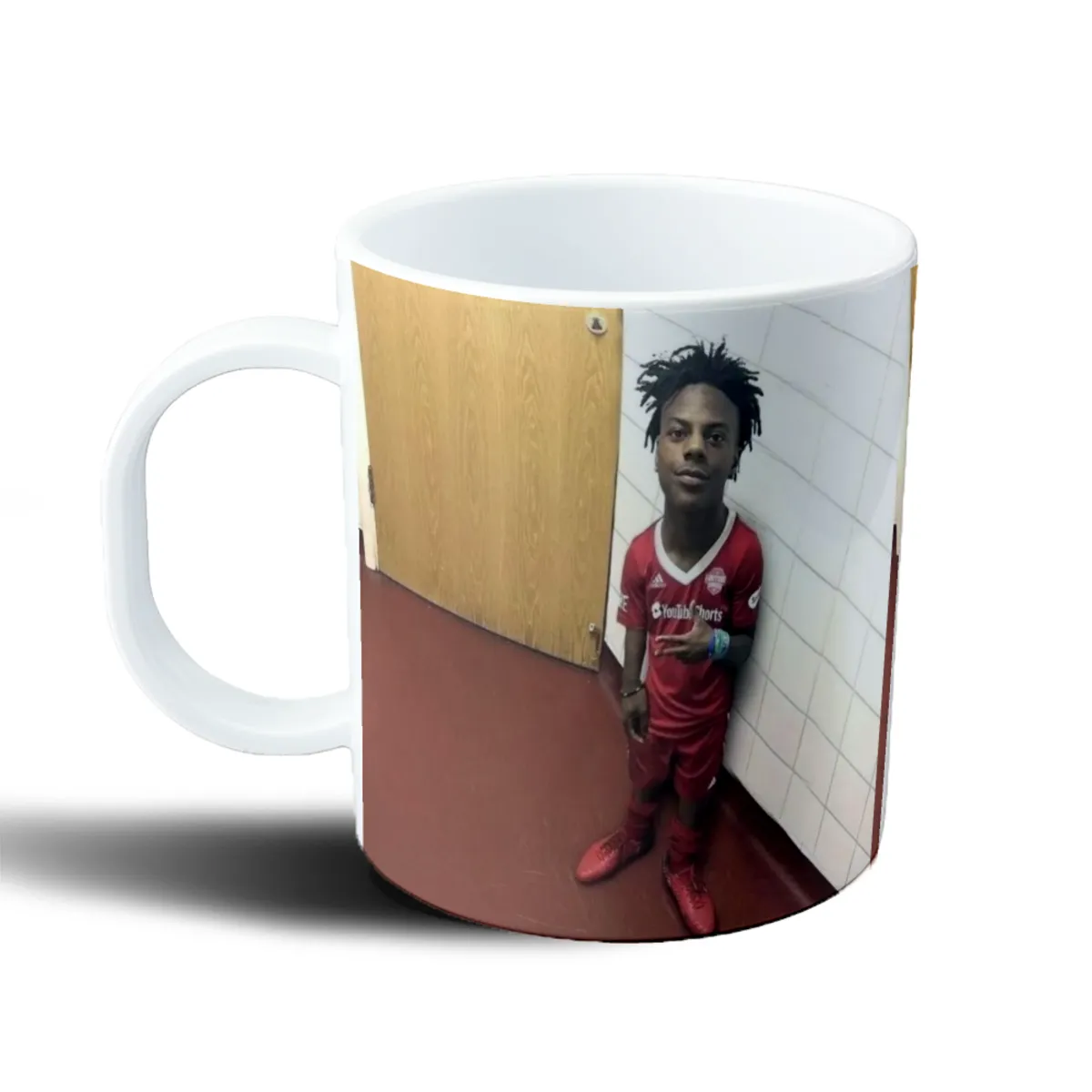 Taza de Plástico IShowSpeed Camiseta Roja - vista 2