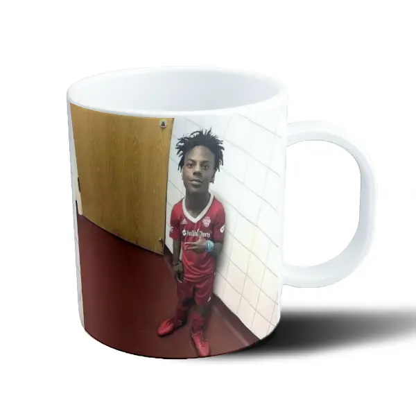 Taza de Plástico IShowSpeed Camiseta Roja
