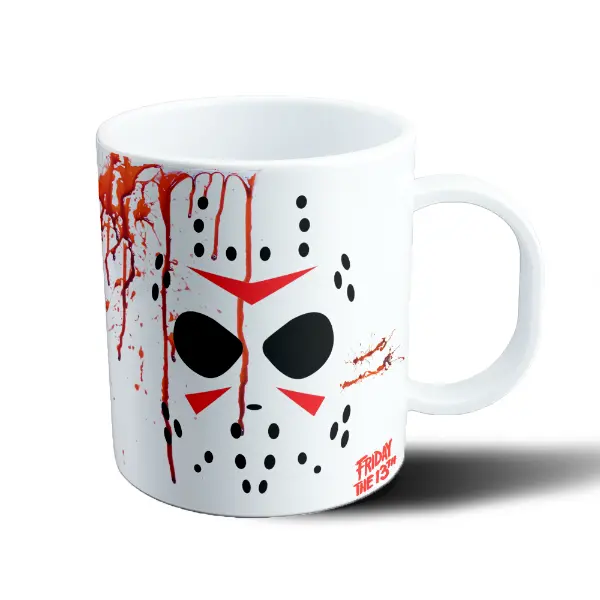 Taza de Plástico Friday the 13th Jason Máscara Sangre