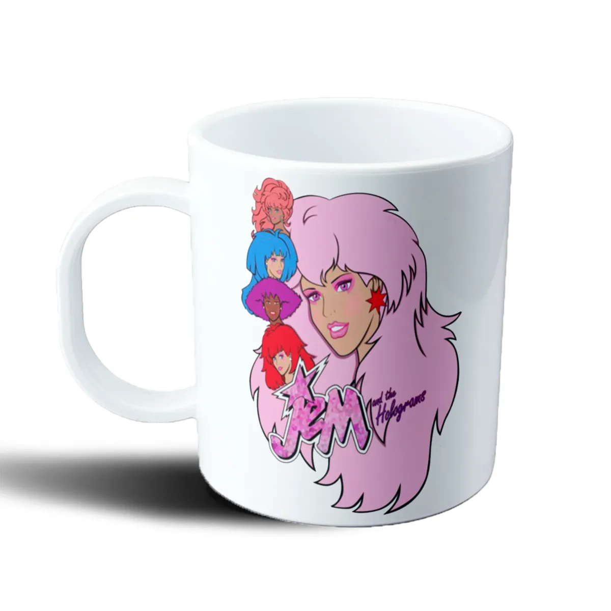 Taza de Plástico Jem and the Holograms Jerrica y Hologramas - vista 2