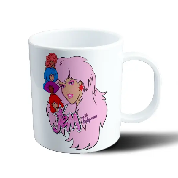 Taza de Plástico Jem and the Holograms Jerrica y Hologramas