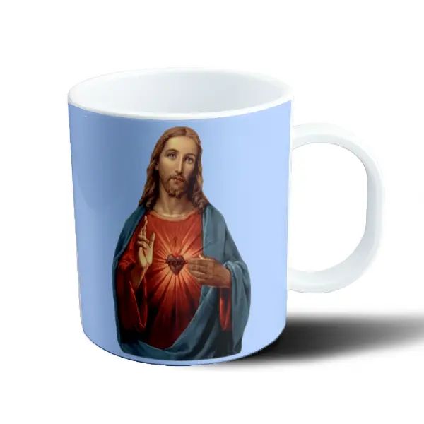 Taza de Plástico Jesus Sagrado Corazón