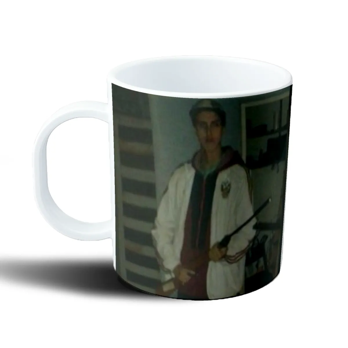 Taza de Plástico Joaco Lopez Campera Blanca - vista 2