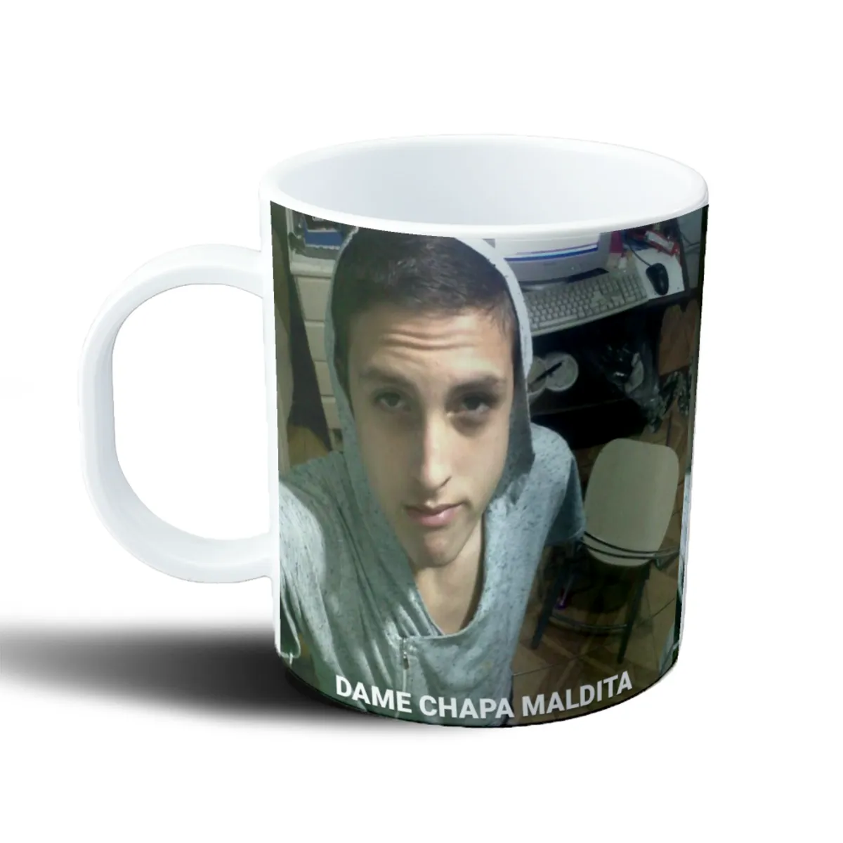 Taza de Plástico Joaco Lopez Dame Chapa Maldita - vista 2