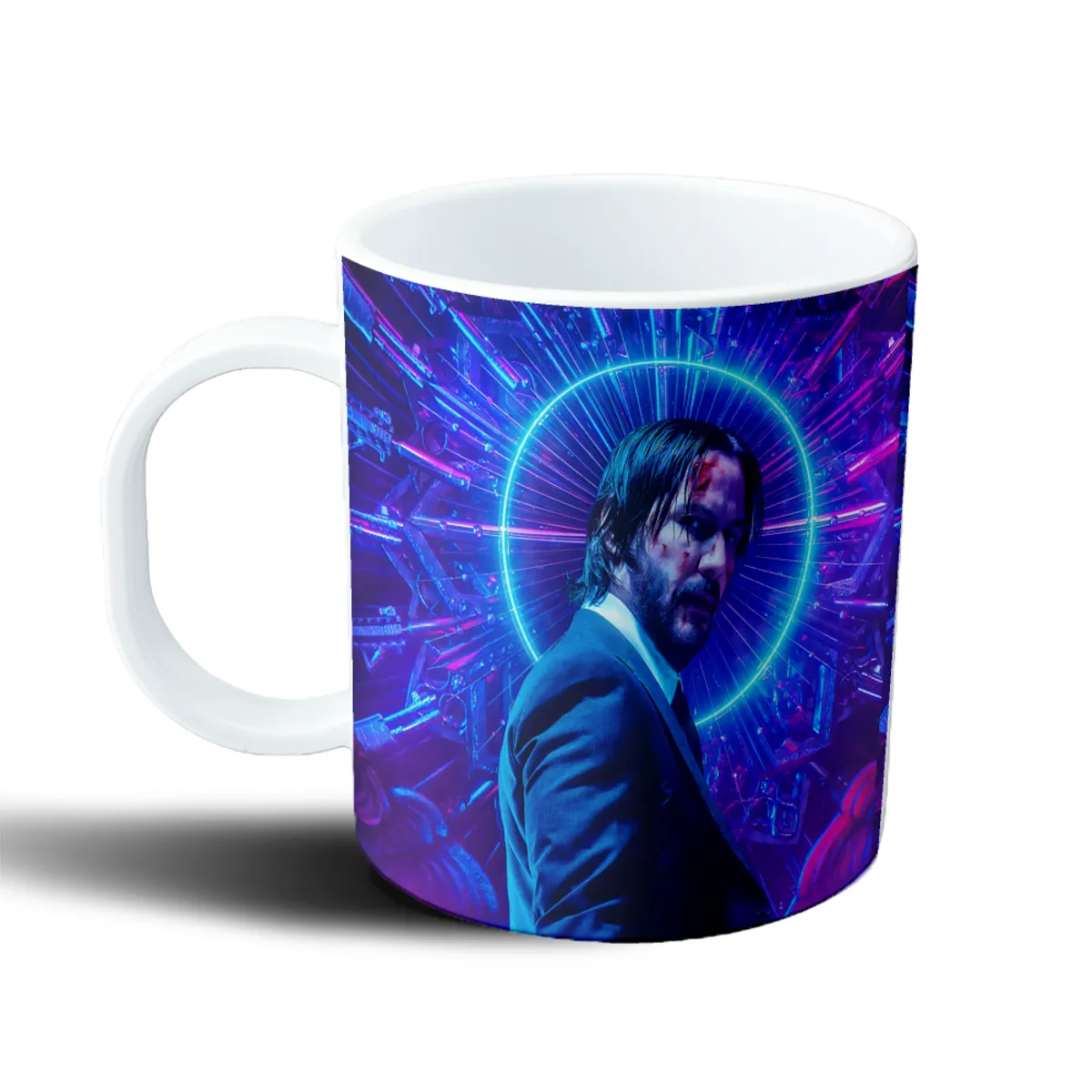Taza de Plástico John Wick Neon Halo - vista 2