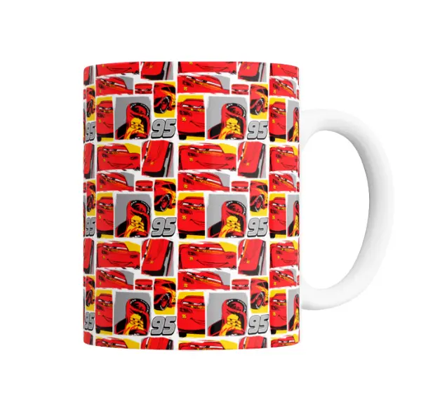 Taza de Cerámica Cars Rayo McQueen 95 Estampado