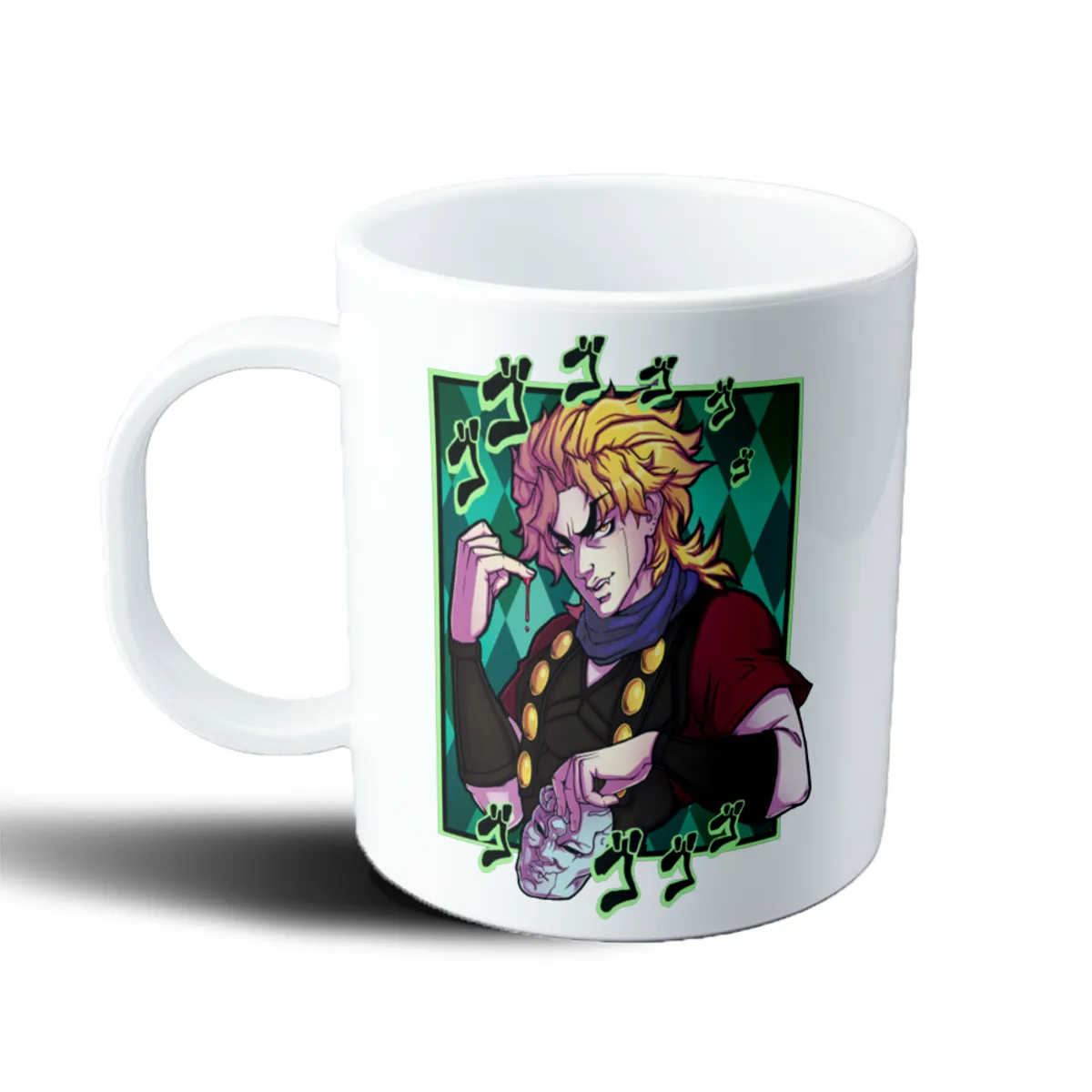 Taza de Plástico JoJo's Bizarre Adventure Dio Brando con Gatos - vista 2
