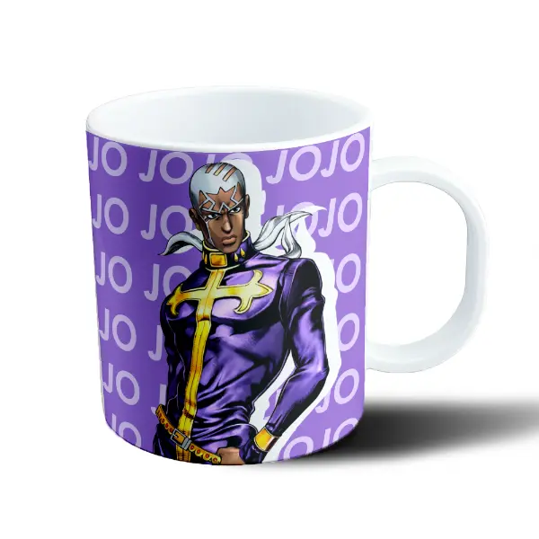 Taza de Plástico JoJo Bizarre Adventure Enrico Pucci