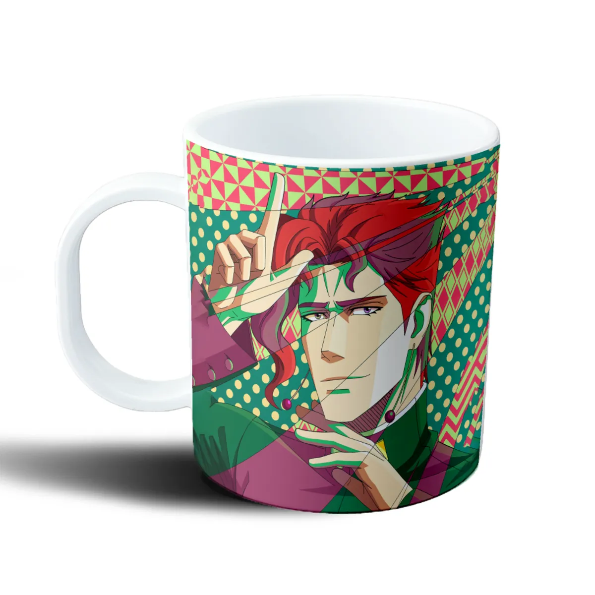 Taza de Plástico JoJo Bizarre Kakyoin Pose Pop Art - vista 2