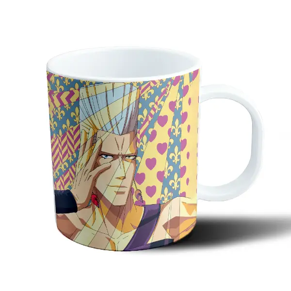 Taza de Plástico JoJo Bizarre Polnareff