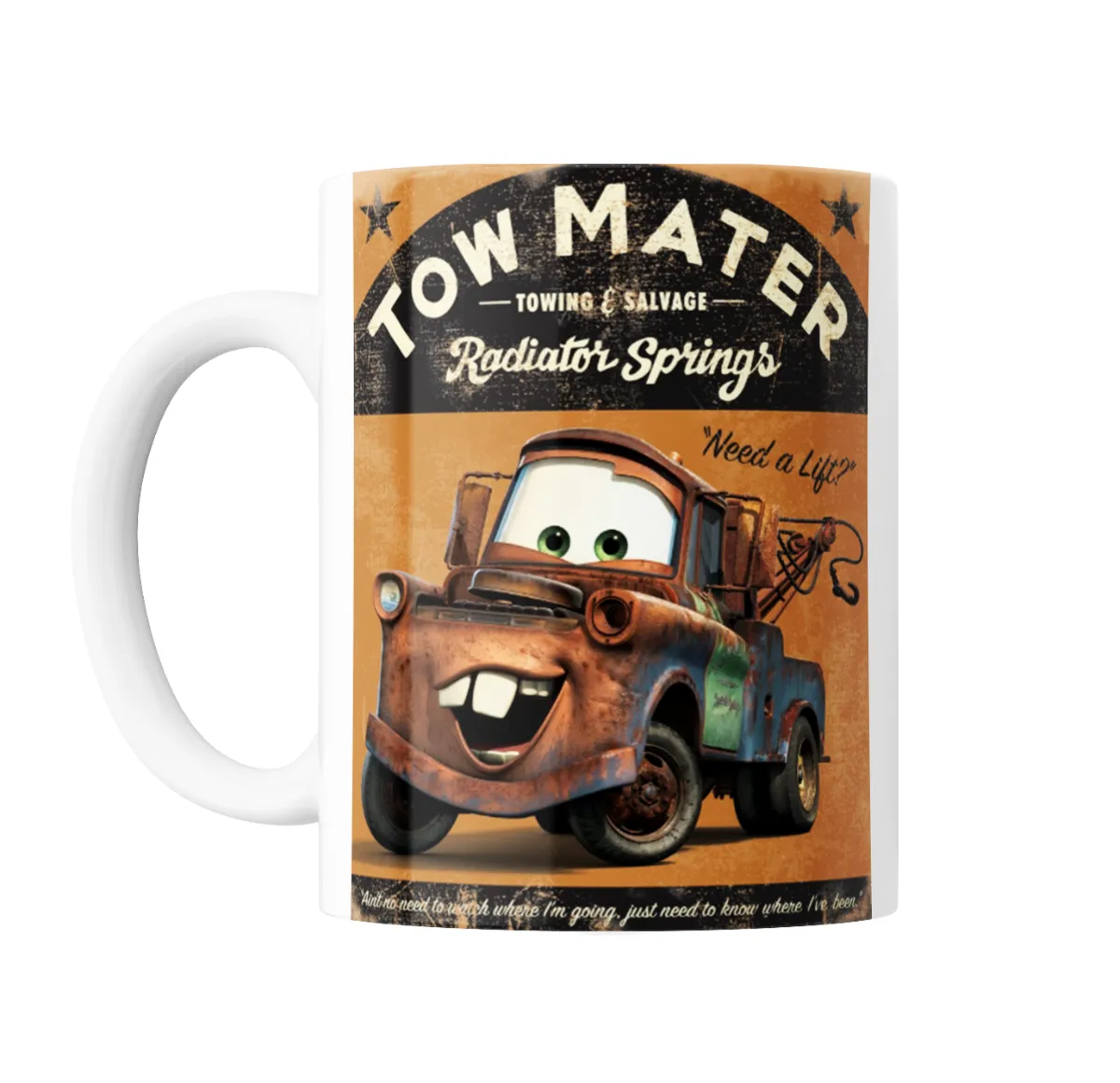 Taza de Cerámica Cars Tow Mater Radiator Springs - vista 2