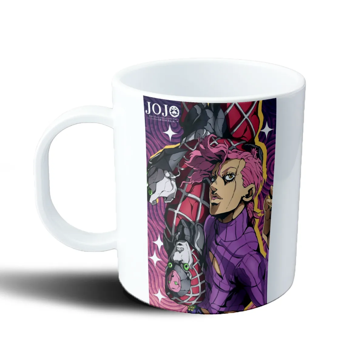 Taza de Plástico JoJo Bizarre Adventure Diavolo y King Crimson - vista 2