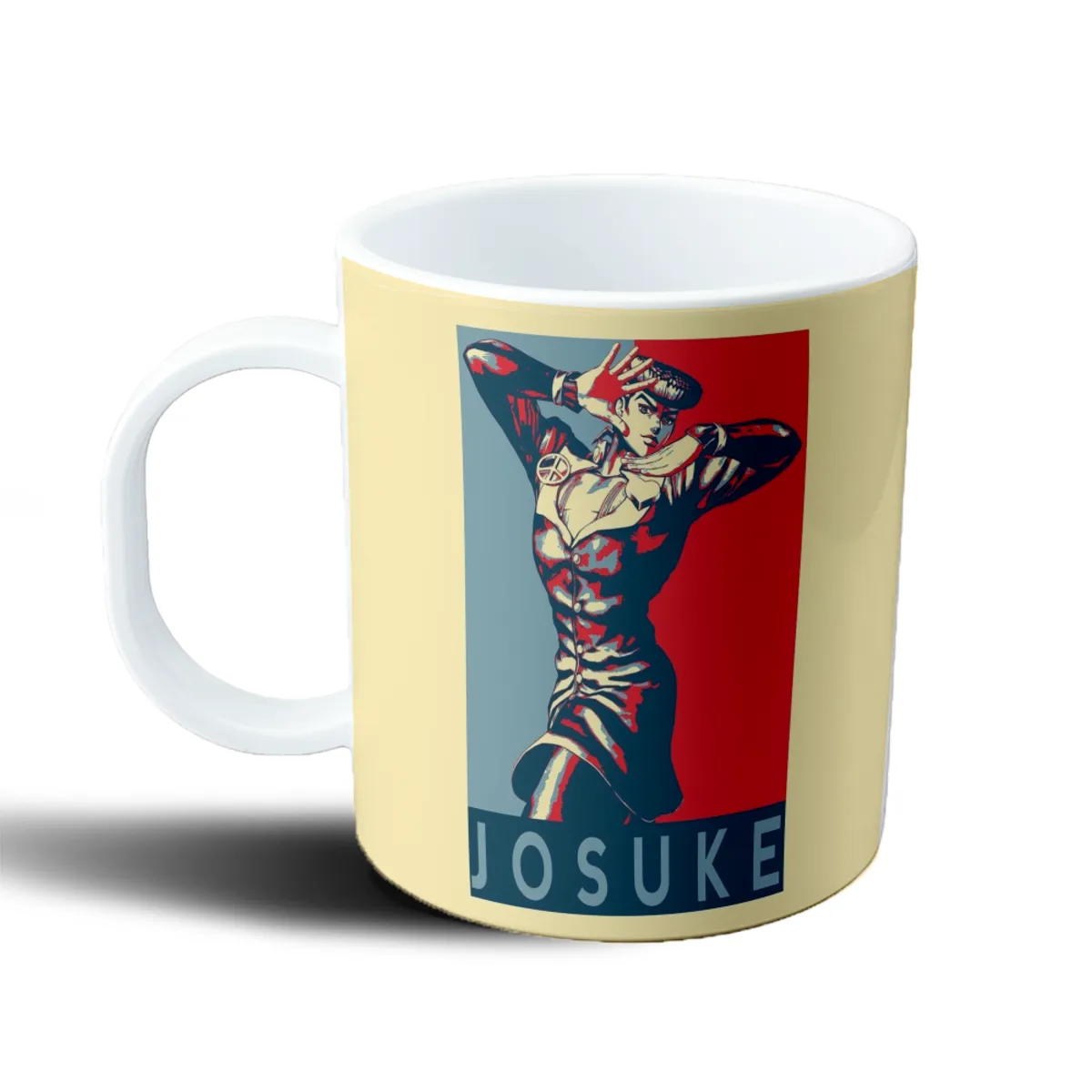 Taza de Plástico JoJo Bizarre Josuke Estilo Afiche - vista 2