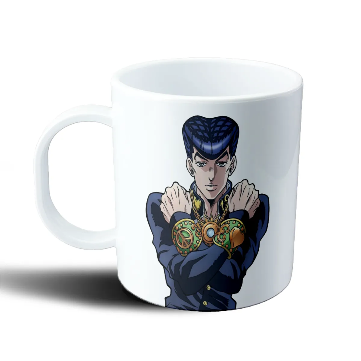 Taza de Plástico JoJo Bizarre Josuke Higashikata Pose Cruzada - vista 2