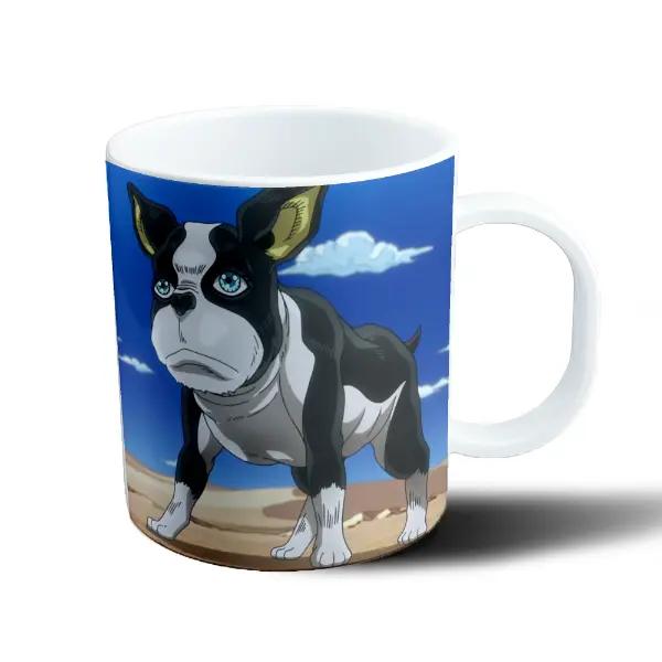 Taza de Plástico JoJo Bizarre Adventure Iggy el Perro