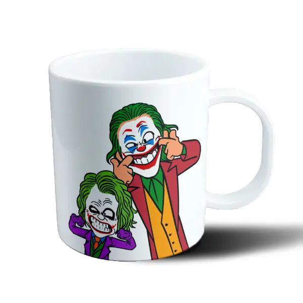 Taza de Plástico Joker Doble Risa