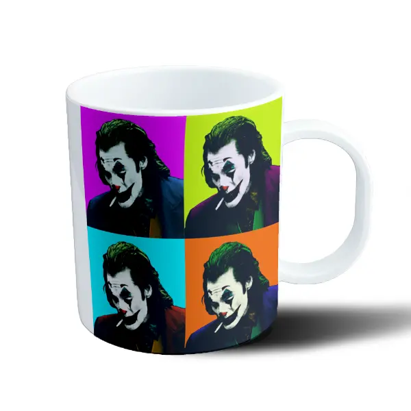 Taza de Plástico Joker Pop Art Cigarrillo