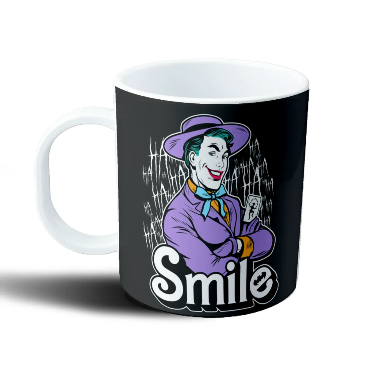 Taza de Plástico Joker Smile Carta y Risa - vista 2