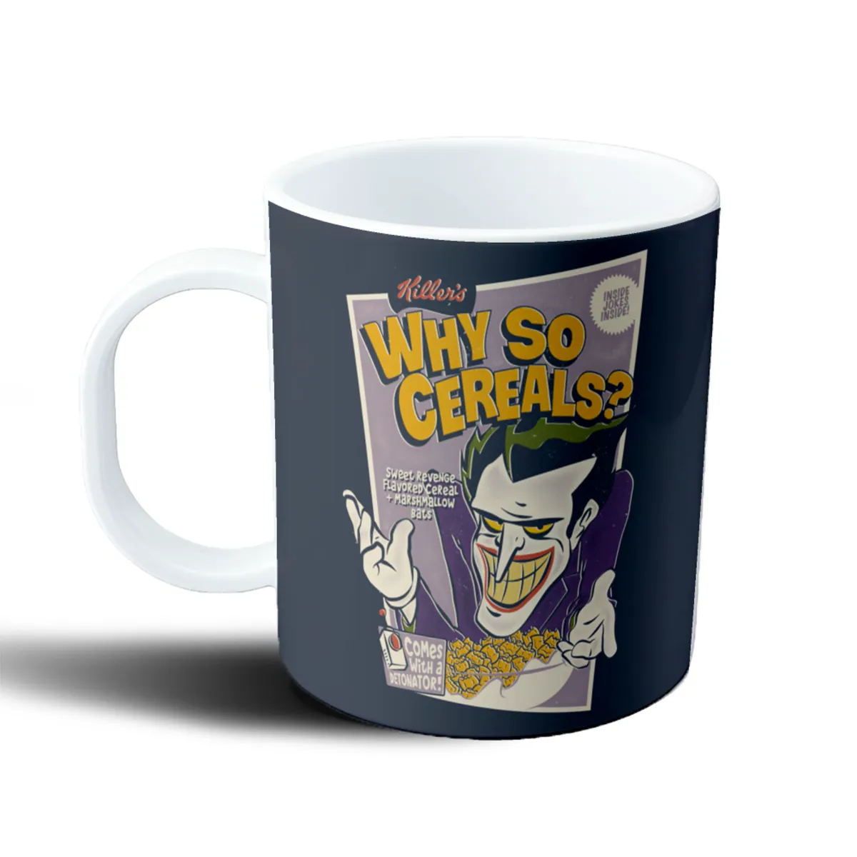 Taza de Plástico Joker Why So Cereals - vista 2