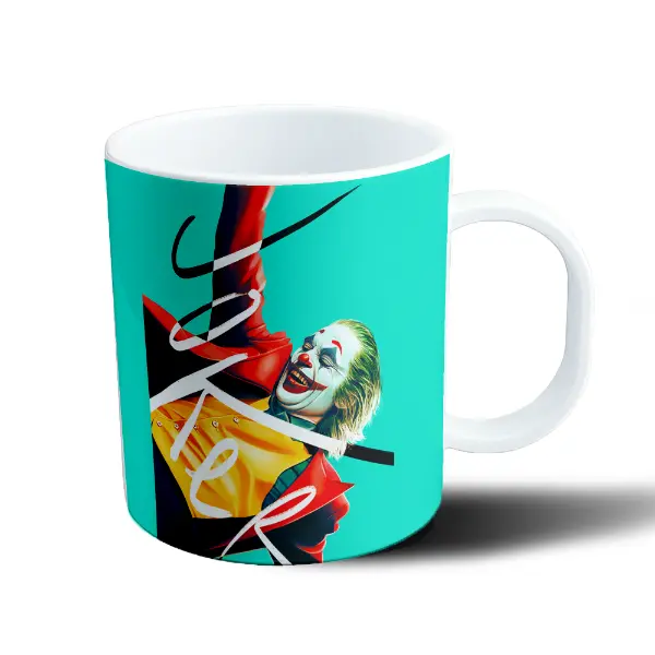 Taza de Plástico Joker Payaso Sonriente Verde