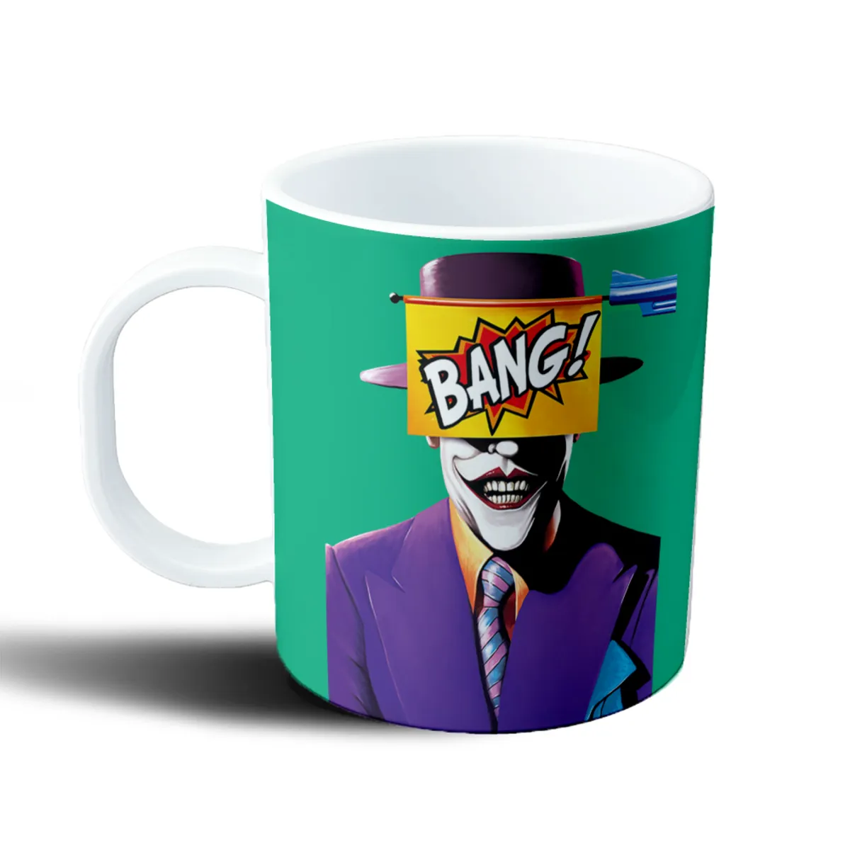 Taza de Plástico Joker Bang Pop Art - vista 2