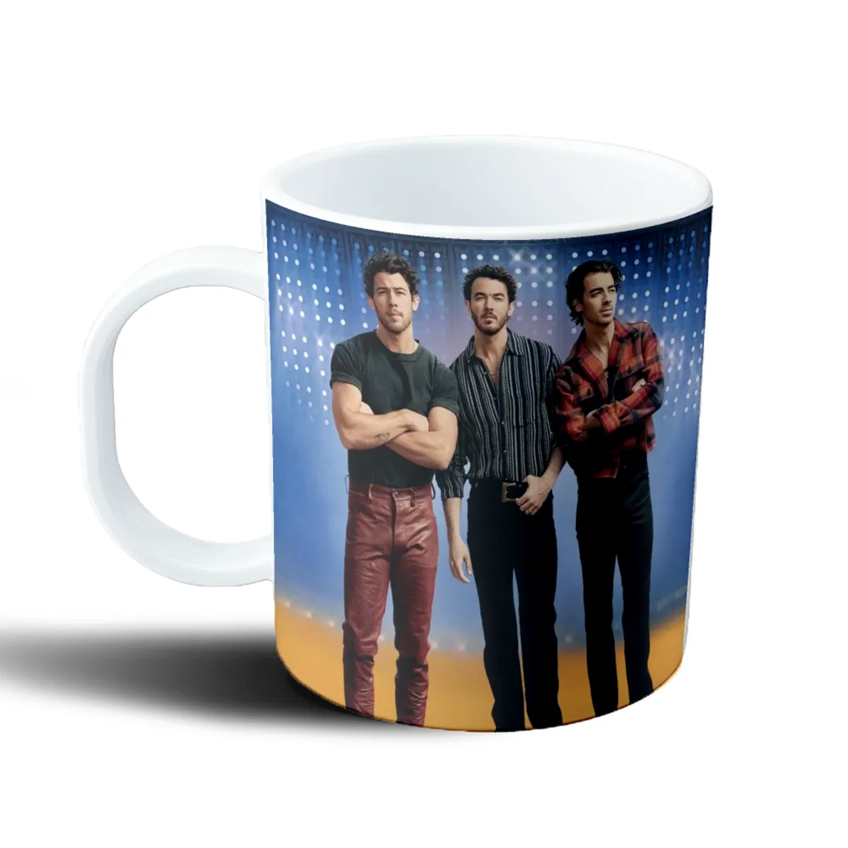 Taza de Plástico Jonas Brothers Tres Integrantes Escenario - vista 2