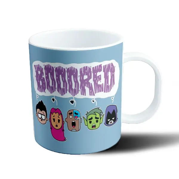 Taza de Plástico Jovenes Titanes Bored
