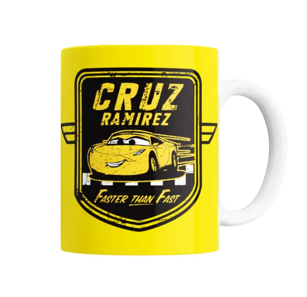 Taza de Cerámica Cars Cruz Ramirez Faster than Fast