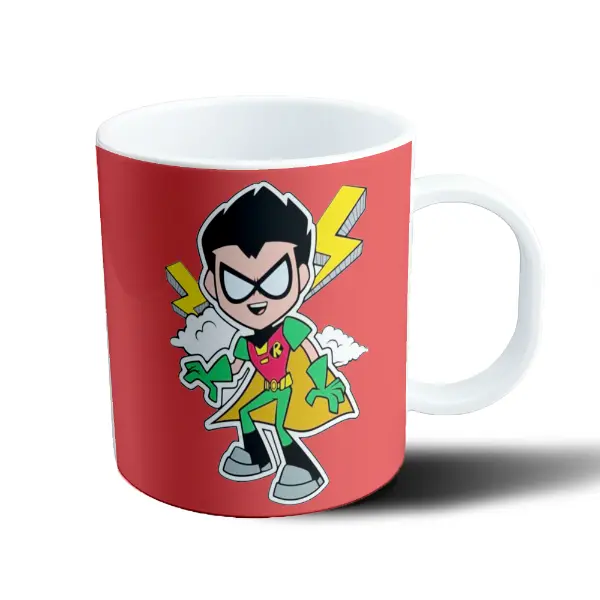 Taza de Plástico Jovenes Titanes Robin