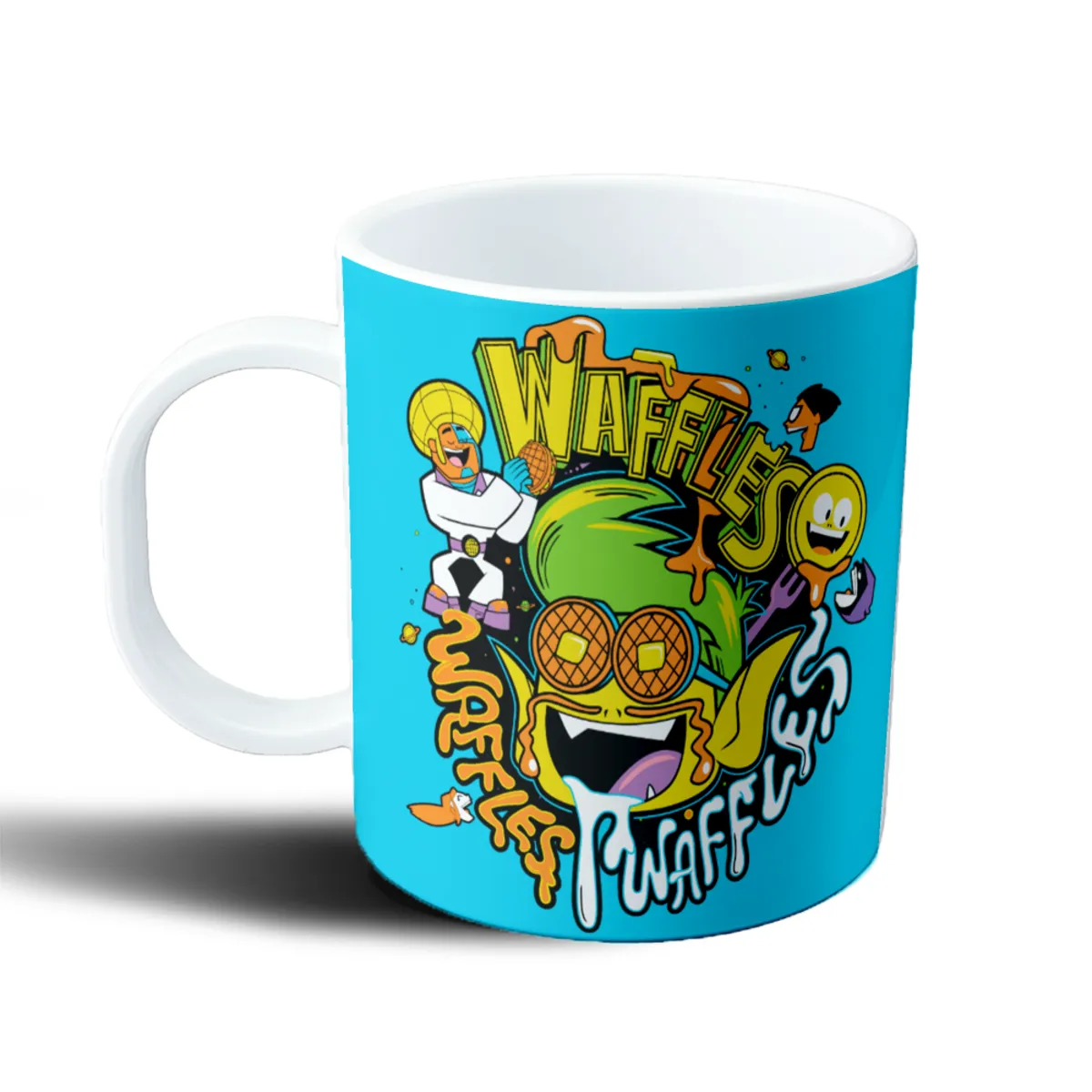 Taza de Plástico Jóvenes Titanes Waffles - vista 2