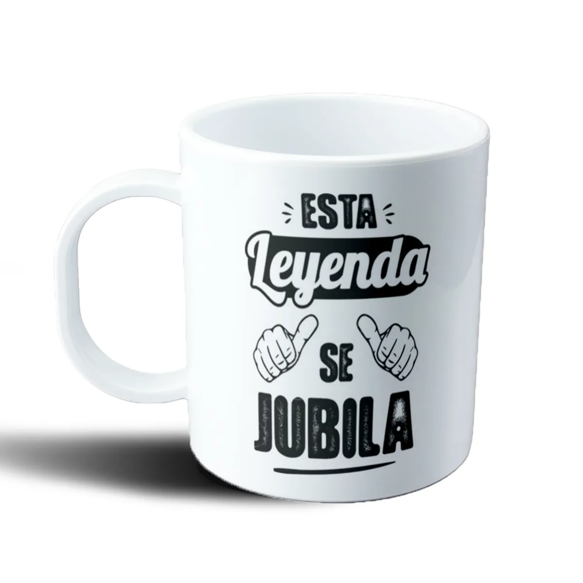 Taza de Plástico Esta Leyenda Se Jubila - vista 2