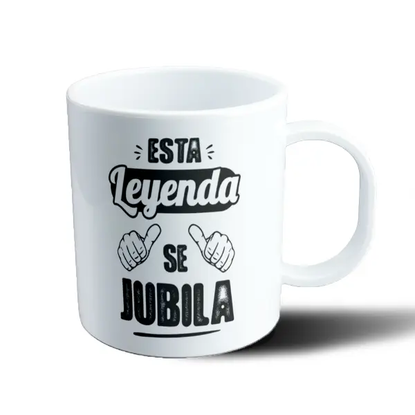 Taza de Plástico Esta Leyenda Se Jubila