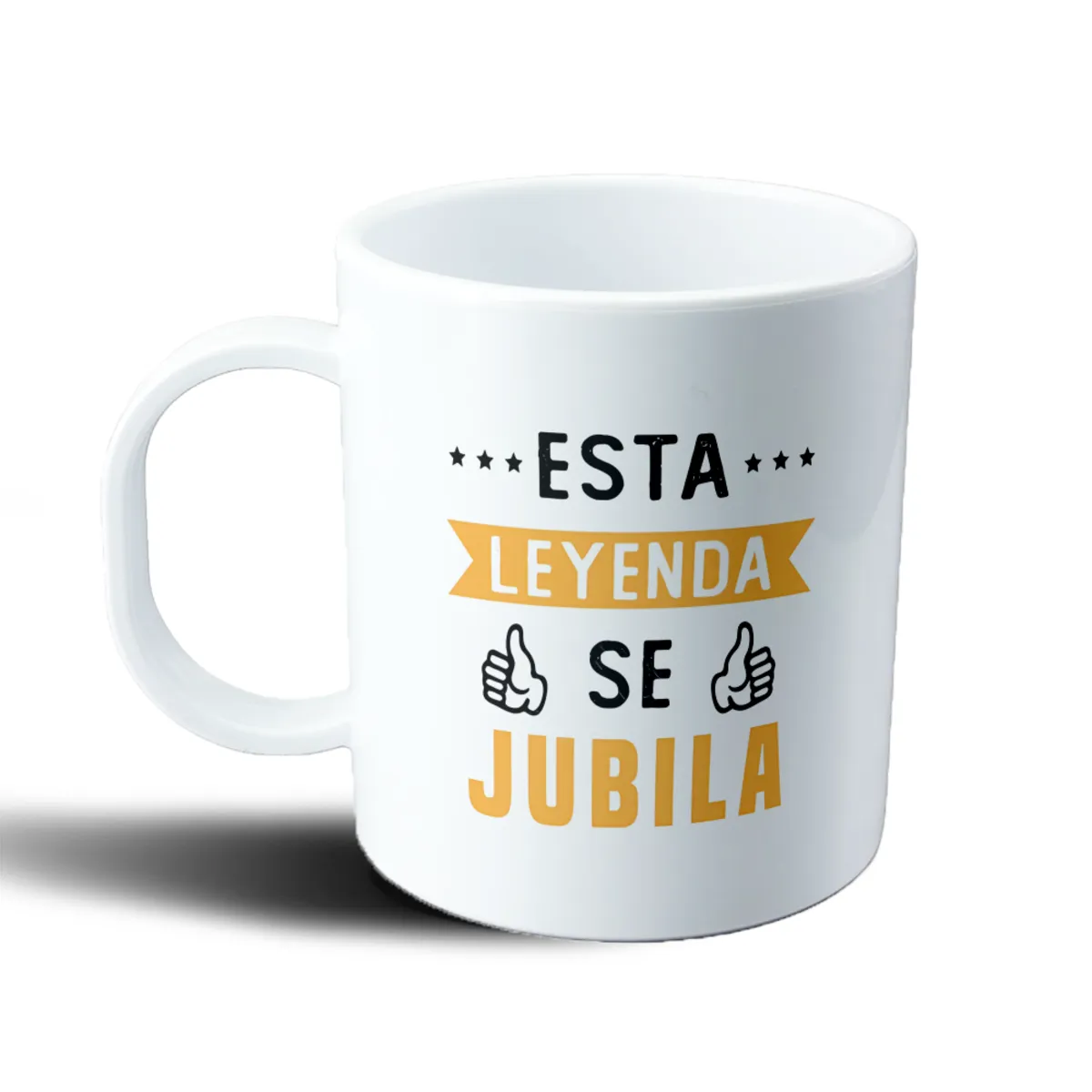 Taza de Plástico Esta Leyenda Se Jubila - vista 2