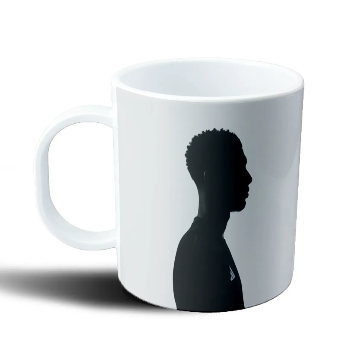 Taza de Plástico Jude Bellingham Silueta de Perfil - vista 2