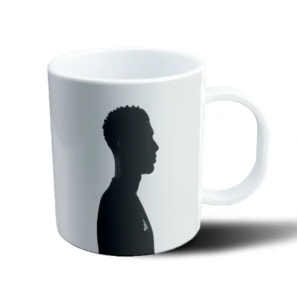 Taza de Plástico Jude Bellingham Silueta de Perfil